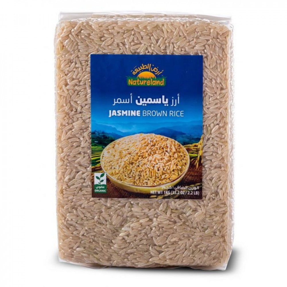 Organic brown jasmine rice 1 kg Natureland Biofood