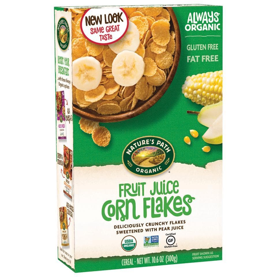 Natur's Path Sweetened Corn Flakes with Organic Fruit Juice Vital Food