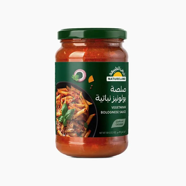 صلصة بولونيز نباتية عضوية ارض الطبيعة 350 جم