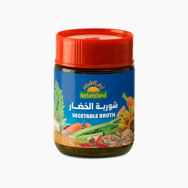 شوربة الخضار العضوية ارض الطبيعة 125 جم