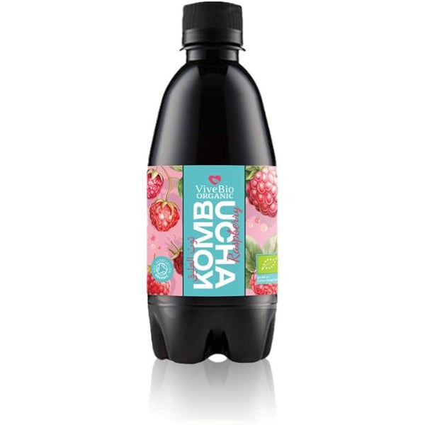 كمبوتشا  بنكهة توت العليق العضوي من فيفي بايو، 330 مل