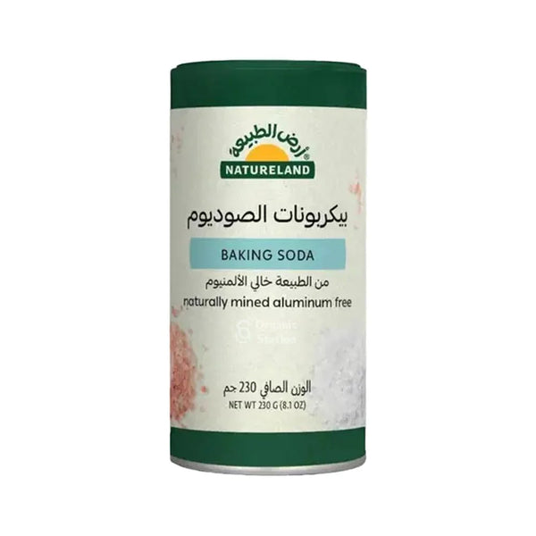 بيكنج صودا - صودا الخبز خالى الالمنيوم 230جم عضوى أرض الطبيعة‎