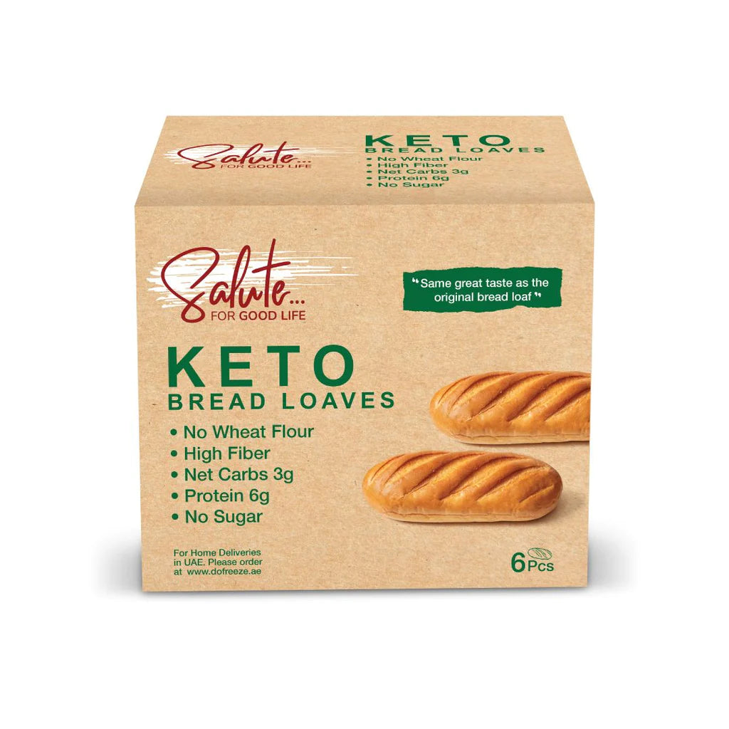 أرغفة الخبز سالوت كيتو 210 جرام - عبوة من 6 قطع