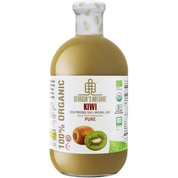 عصير كيوي النقي العضوي طبيعي معصور على البارد  جورجيا، 1 لتر