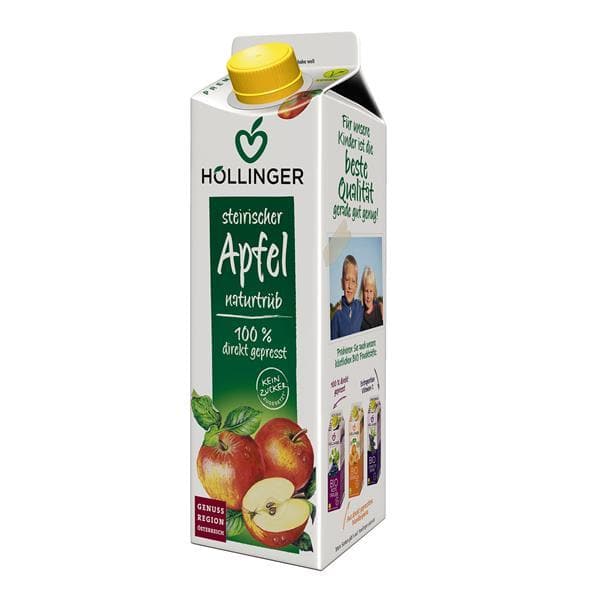 هولنقر عصير التفاح العضوي Hollinger Apple Juice 1 Ltr-الغذاء الحيوي