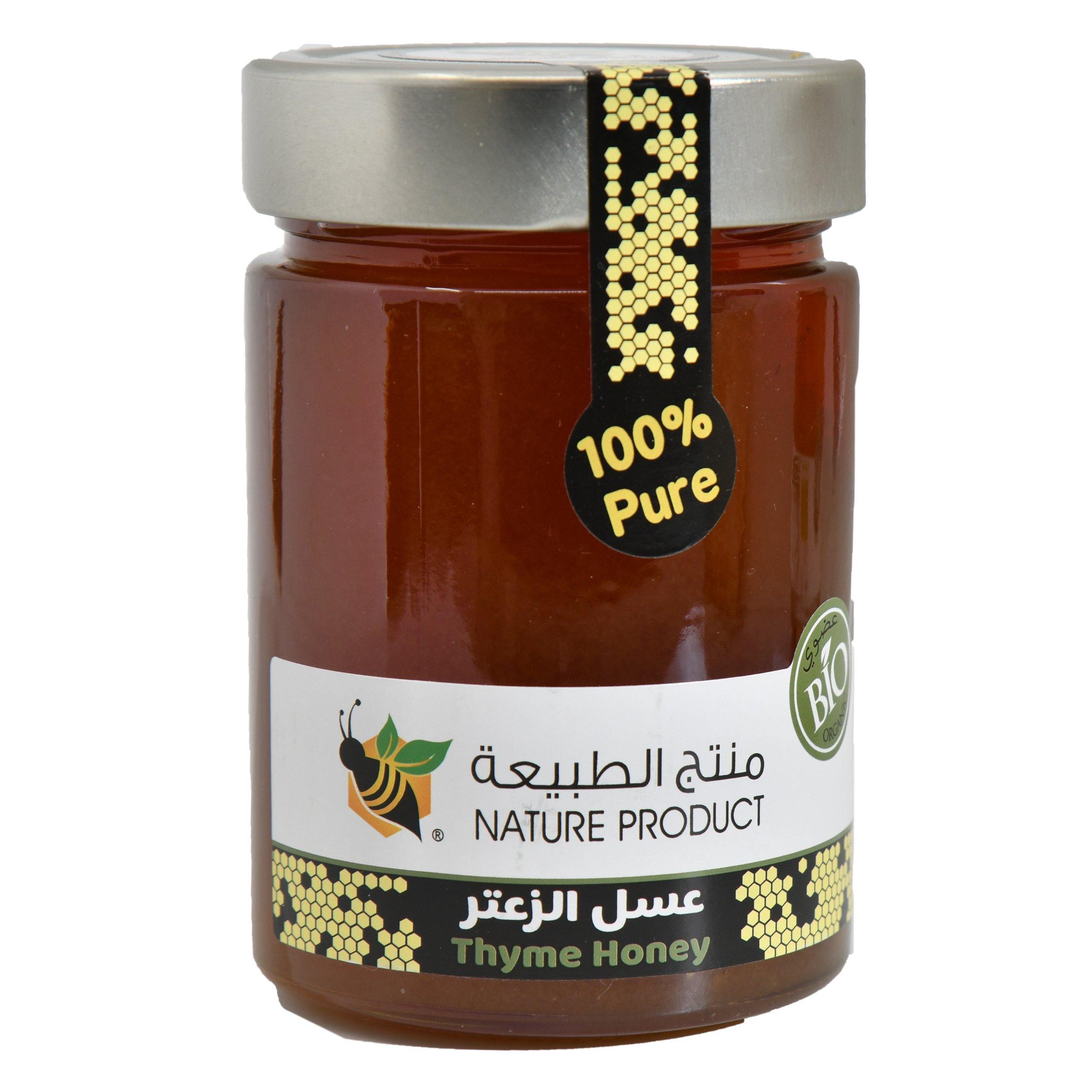 عسل الزعتر العضوي  من منتج الطبيعة - الغذاء الحيوي