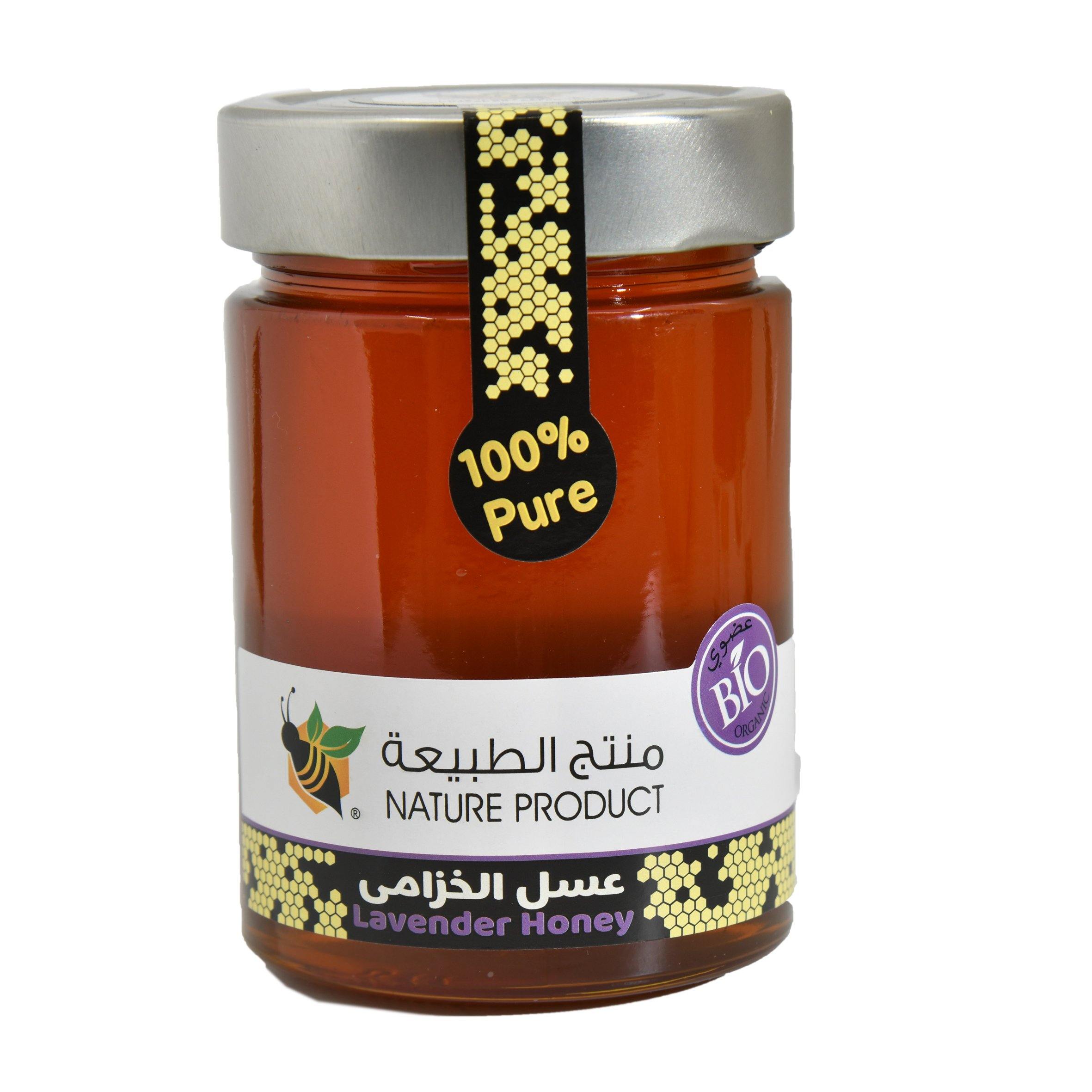 عسل الخزامي  العضوي  من منتج  الطبيعة - الغذاء الحيوي