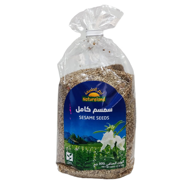 سمسم كامل عضوي من أرض الطبيعة