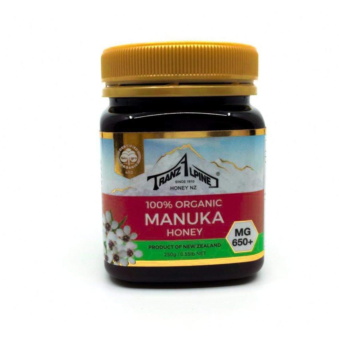 عسل مانوكا- عضوي 650+,الوزن 250 جرام-الغذاء الحيوي