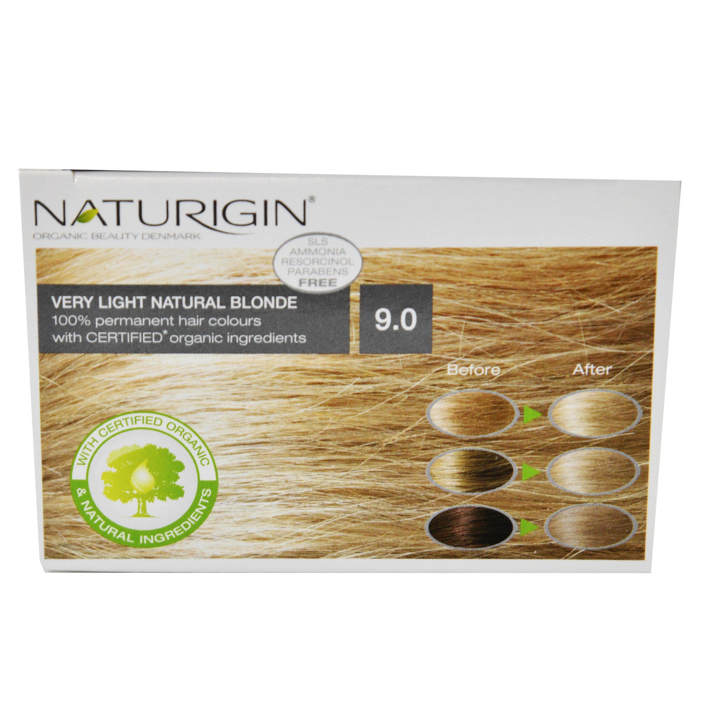 صبغة شعر عضوية لون أشقر طبيعي خفيف جدا رقم 9.0 من ناتورجين - الغذاء الحيوي