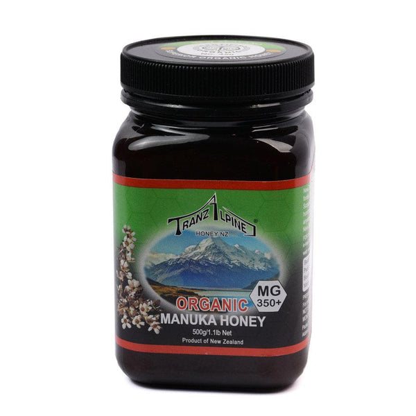 ترانز لباين عسل مانوكا تركيز +350 عضوي Tranz Lpine 350+ Manuka Honey Amf 500 Mg-الغذاء الحيوي