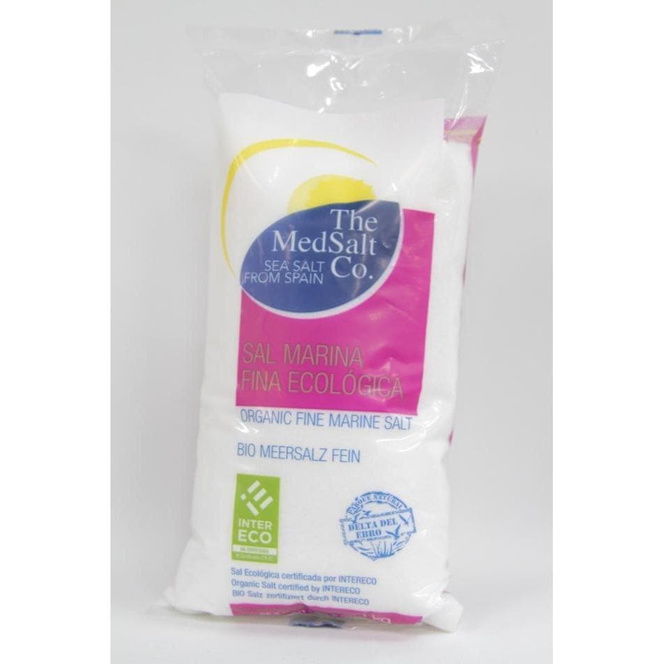 ذي ميدسالت ملح بحري ناعم The Medsalt Fine Sea Salt 1 kg-الغذاء الحيوي