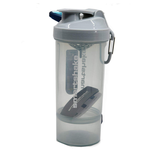 سمارت شاك 2 قو 800 مل بلون ازرق رماديSmartShake Original2Go Grey blue 800 ml-الغذاء الحيوي