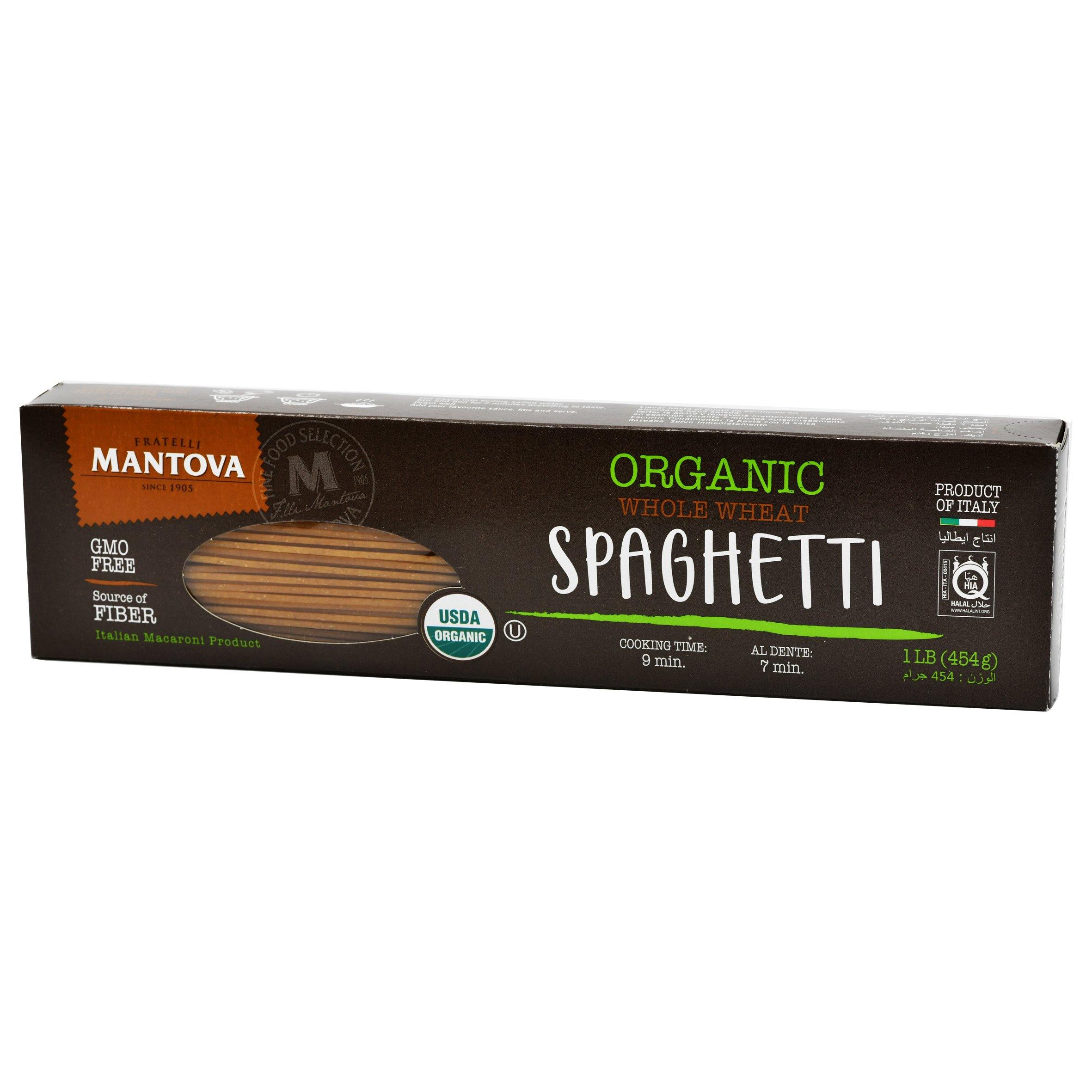 سباغيتي القمح الكامل العضوي من مانتوفا - الغذاء الحيوي