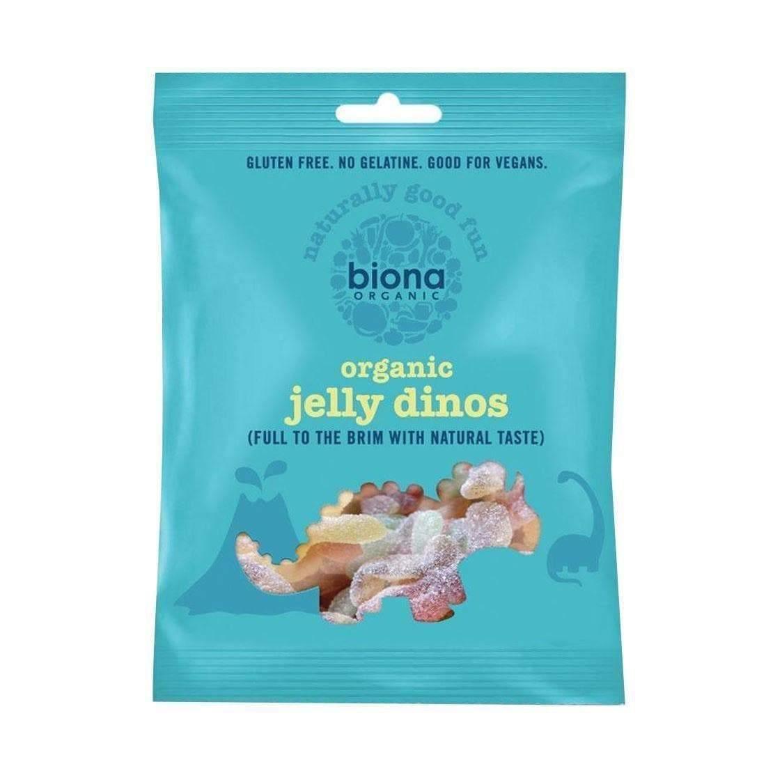 بيونا حلاوة جيلي الديناصور العضوي Biona Jelly Dinos 75 G-الغذاء الحيوي