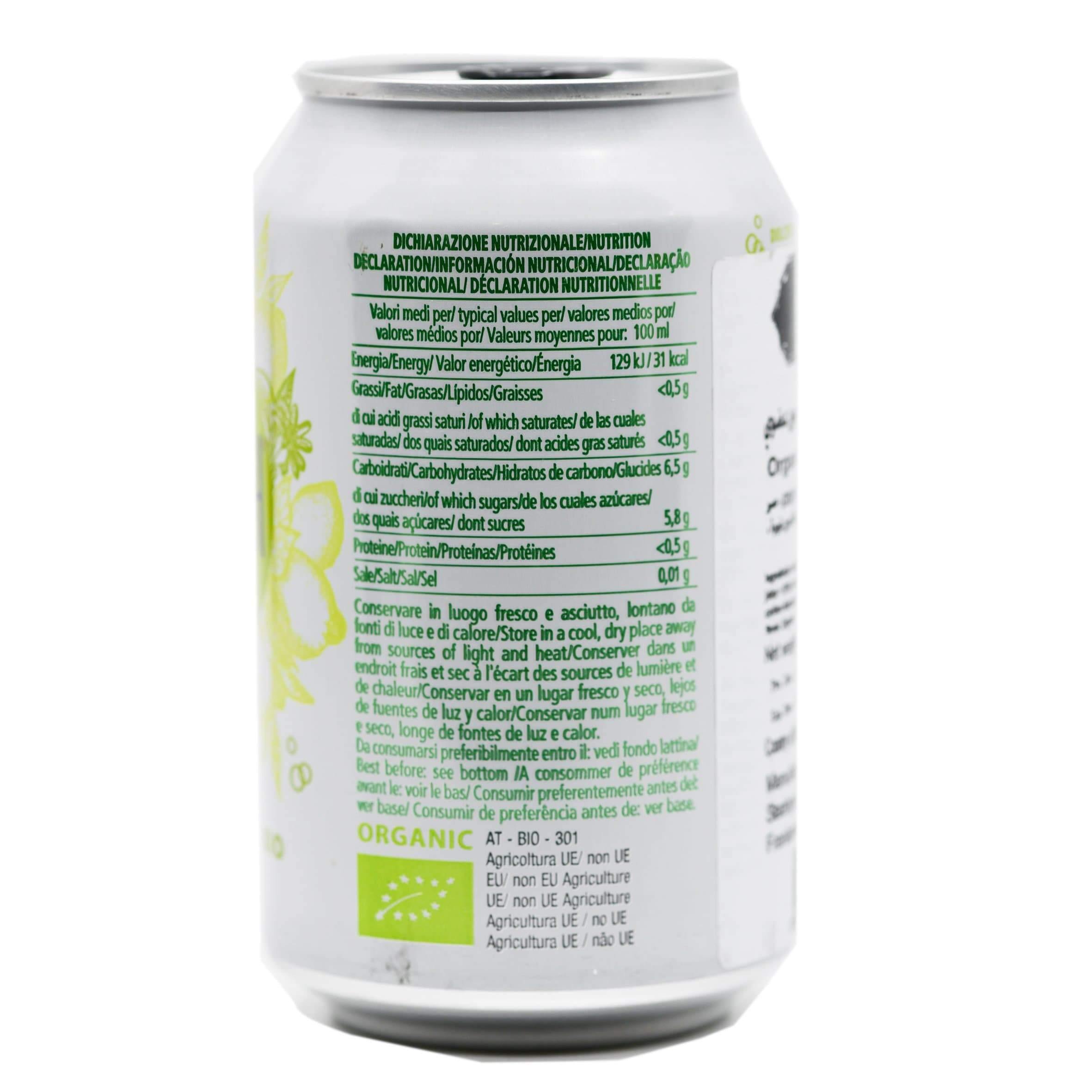 مشروب غازي بنكهة الليمون عضوي 33 مل - الغذاء الحيوي