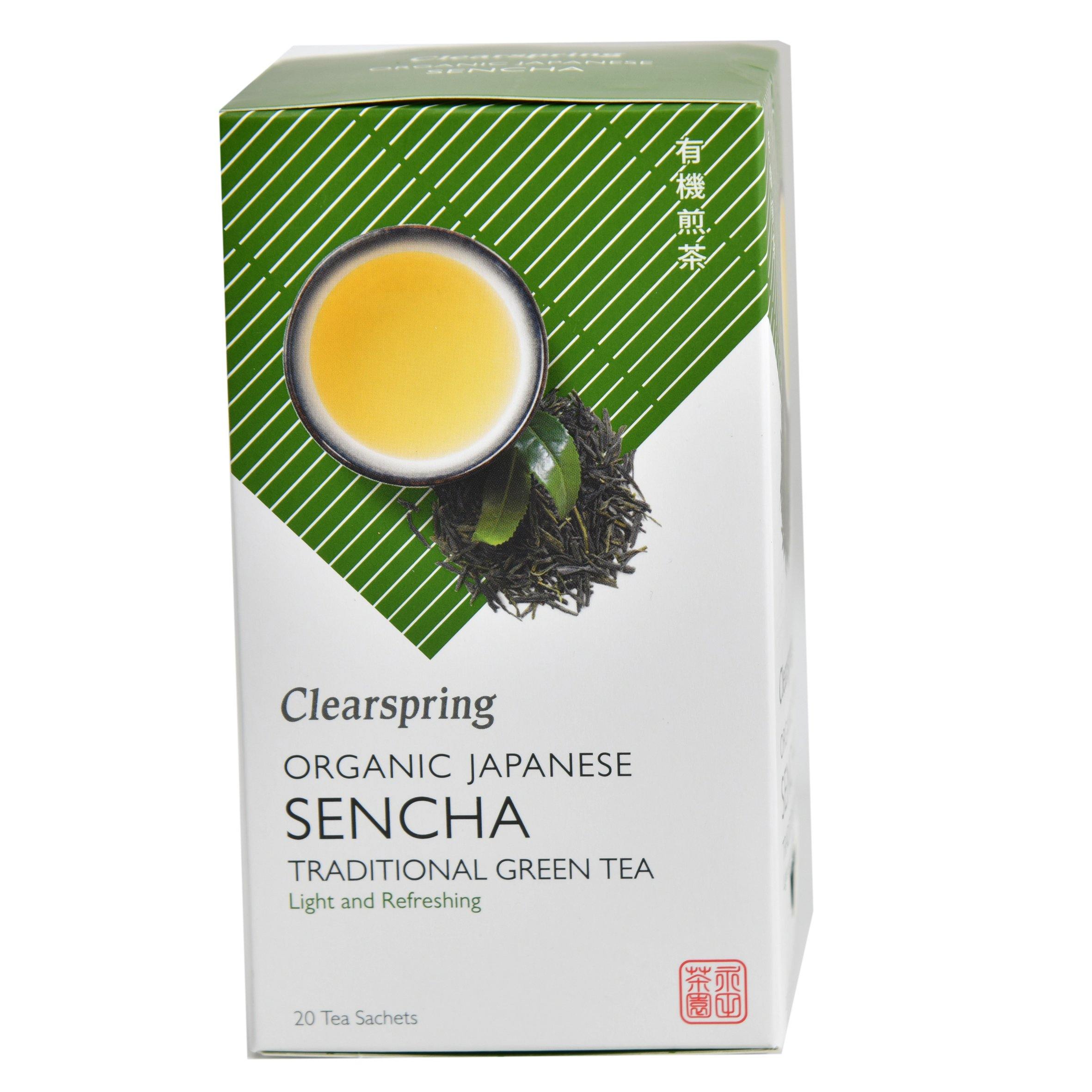 شاي السنشا العضوي نوع من أنواع الشاي الأخضر  من كلير إسبرنج - الغذاء الحيوي