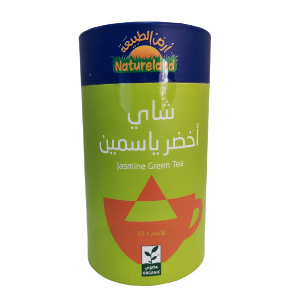 شاي اخضر ياسمين  عضوي من ارض الطبيعة
