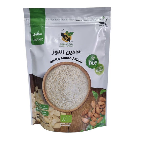 طحين اللوز العضوي من منتج الطبيعة