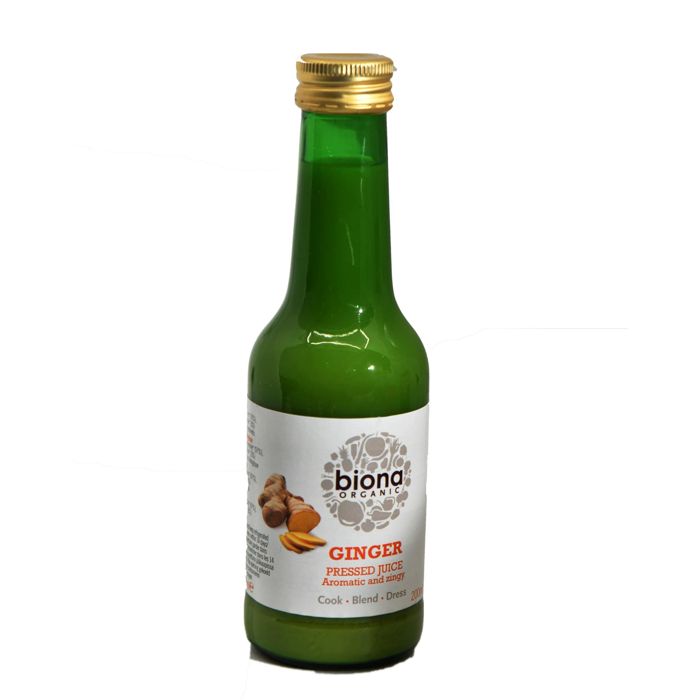 عصير الزنجبيل العضوي من بايونا - الغذاء الحيوي