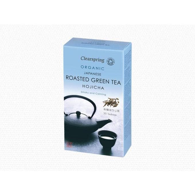 كليرسبرنق شاي هوجيكا اخضر محمص عضوي Clearspring Hojicha Tea 20 Tebg-الغذاء الحيوي