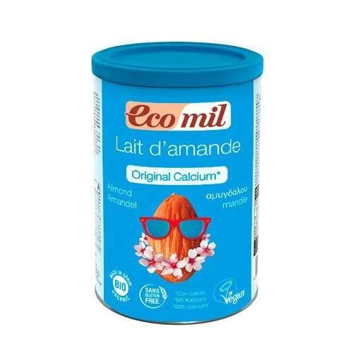 ايكوميل بودر حليب اللوز بالكالسيوم العضوي Ecomil Almond Calcium Powder 400 G-الغذاء الحيوي