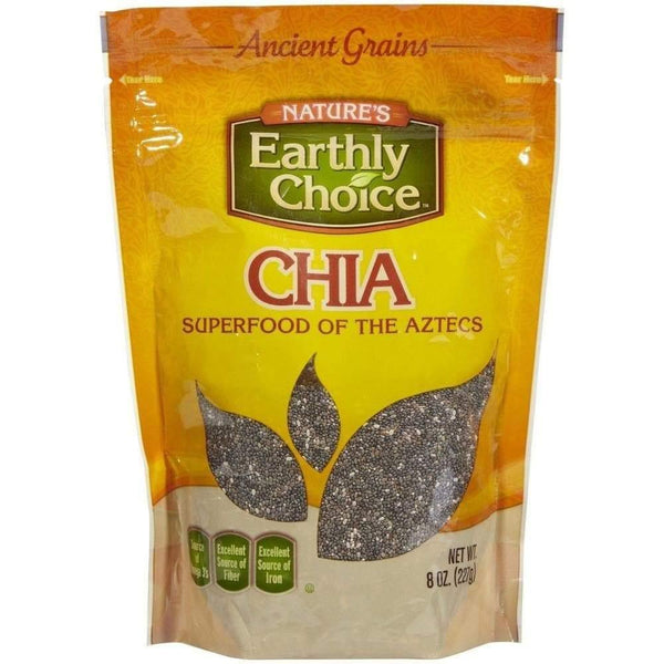 ايرثلي جويس بذور الشيا العضوية Earthly Choice Chia 227 G-الغذاء الحيوي