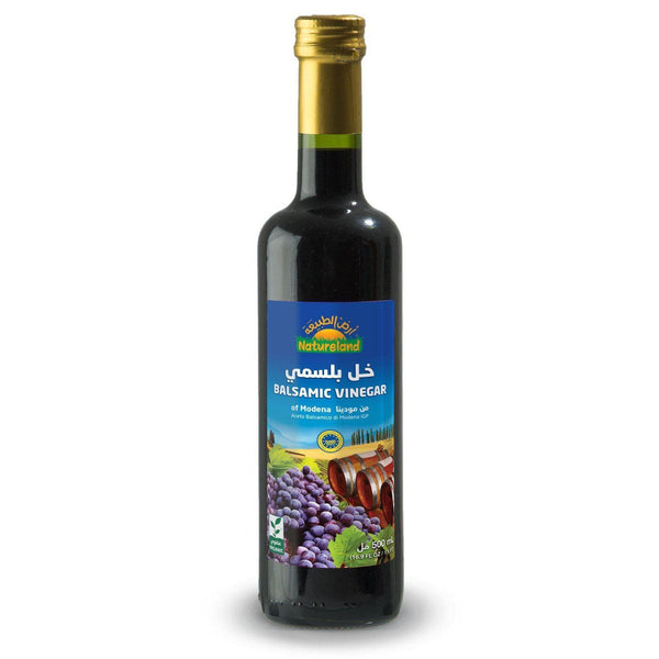 ارض الطبيعة خل بلسمي عضوي Natureland Balsamic Vinegar 500 Ml-الغذاء الحيوي