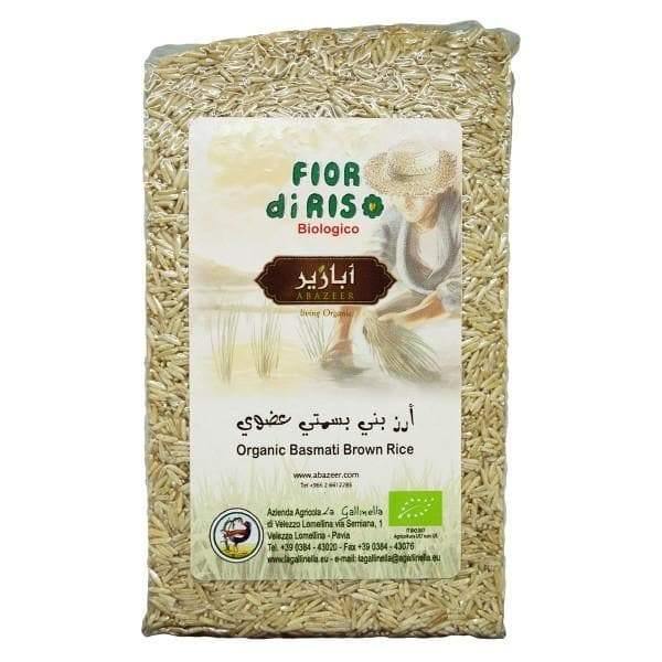ارز بسمتي اسمر عضوي ابازير - الغذاء الحيوي
