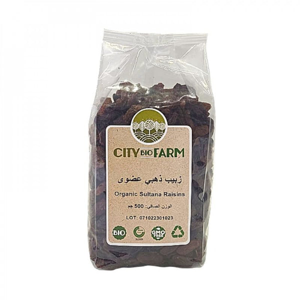 زبيب ذهبي عضوي  ٥٠٠ جرام