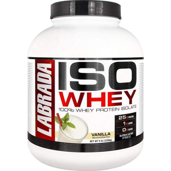 ليبرادا ايسو بروتين مصل اللبن بالفانيلا Labrada Iso Whey Vanilla 2268 g-الغذاء الحيوي