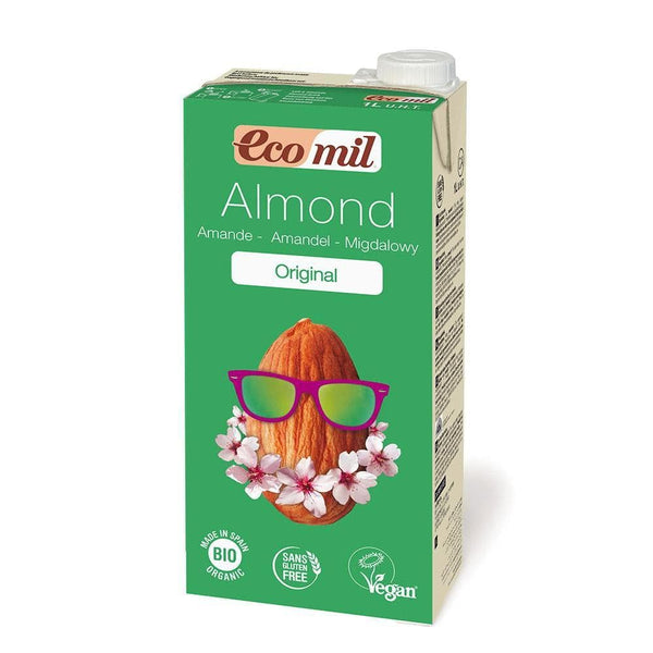 ايكوميل حليب اللوز العضوي Ecomil Almond Milk Drink 1 Ltr-الغذاء الحيوي