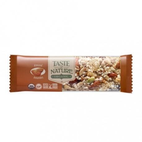 تيست اوف نيتر لوح سناك باللوز Taste Of Nature Almond Bar 40 G-الغذاء الحيوي