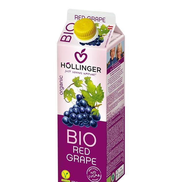 هولينقر عصير العنب العضوي Hollinger Grape Juice 1 Ltr-الغذاء الحيوي